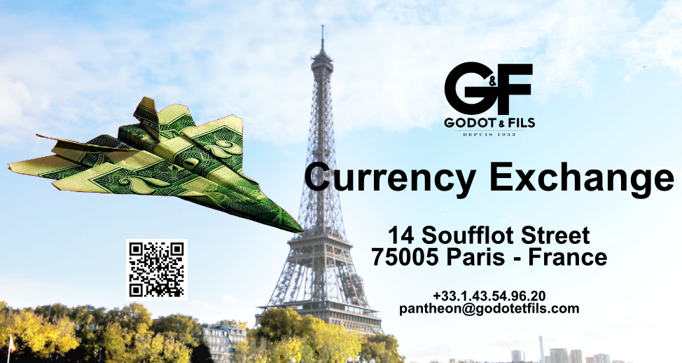 where to exchange currency in paris godot et fils